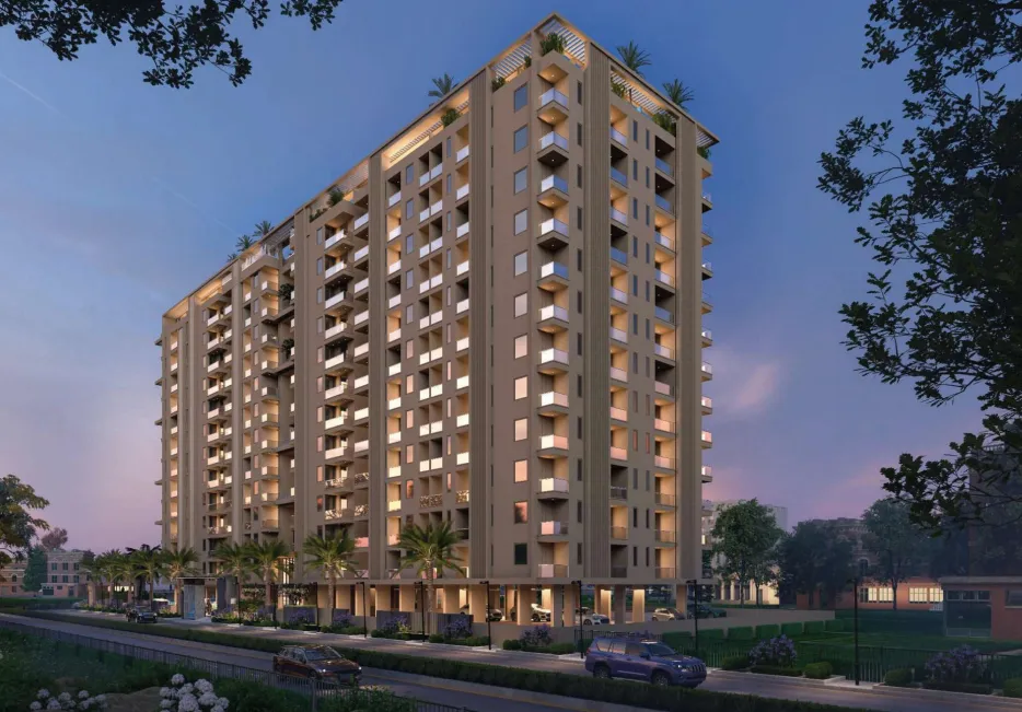 Bhavyaa Green Grandeur Night View Bhavyaa Green Grandeur Night View