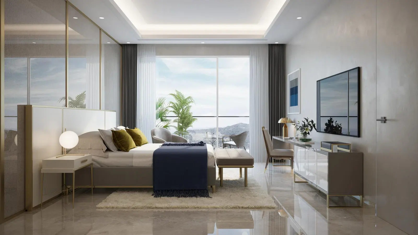 Jewel of India Phase 2 Apartment Bedroom View Jewel of India Phase 2 Apartment Bedroom View