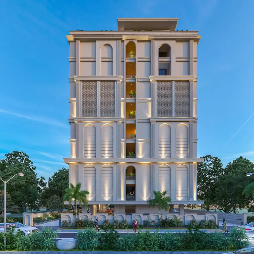 JS Amara Studios Tower Elevation View JS Amara Studios Tower Elevation View